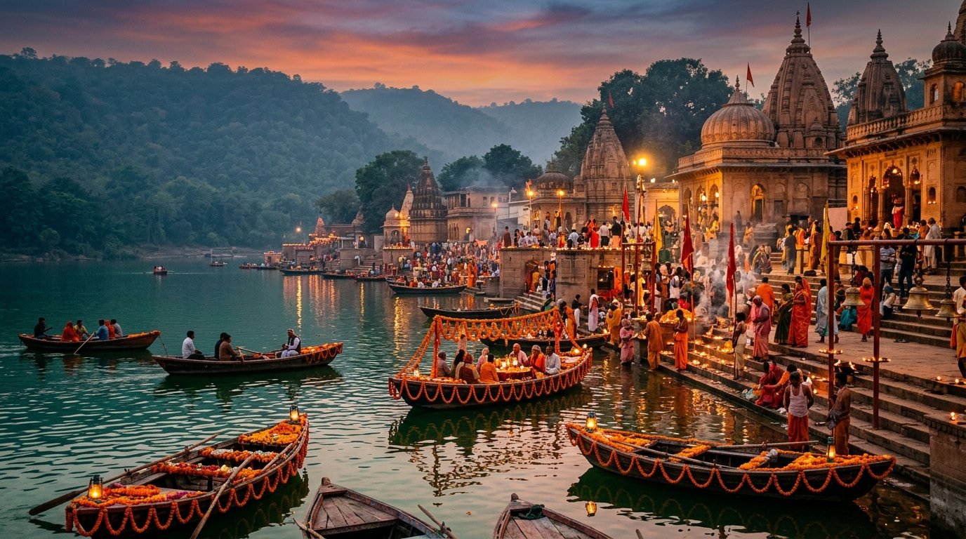 रामघाट एवं पावन मंदाकिनी